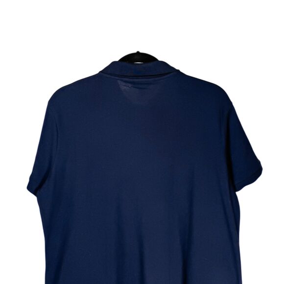 Ralph Lauren Women's Polo Shirt Navy Blue Stretch Short Sleeve Golf Blouse L NWT - Picture 7 of 8